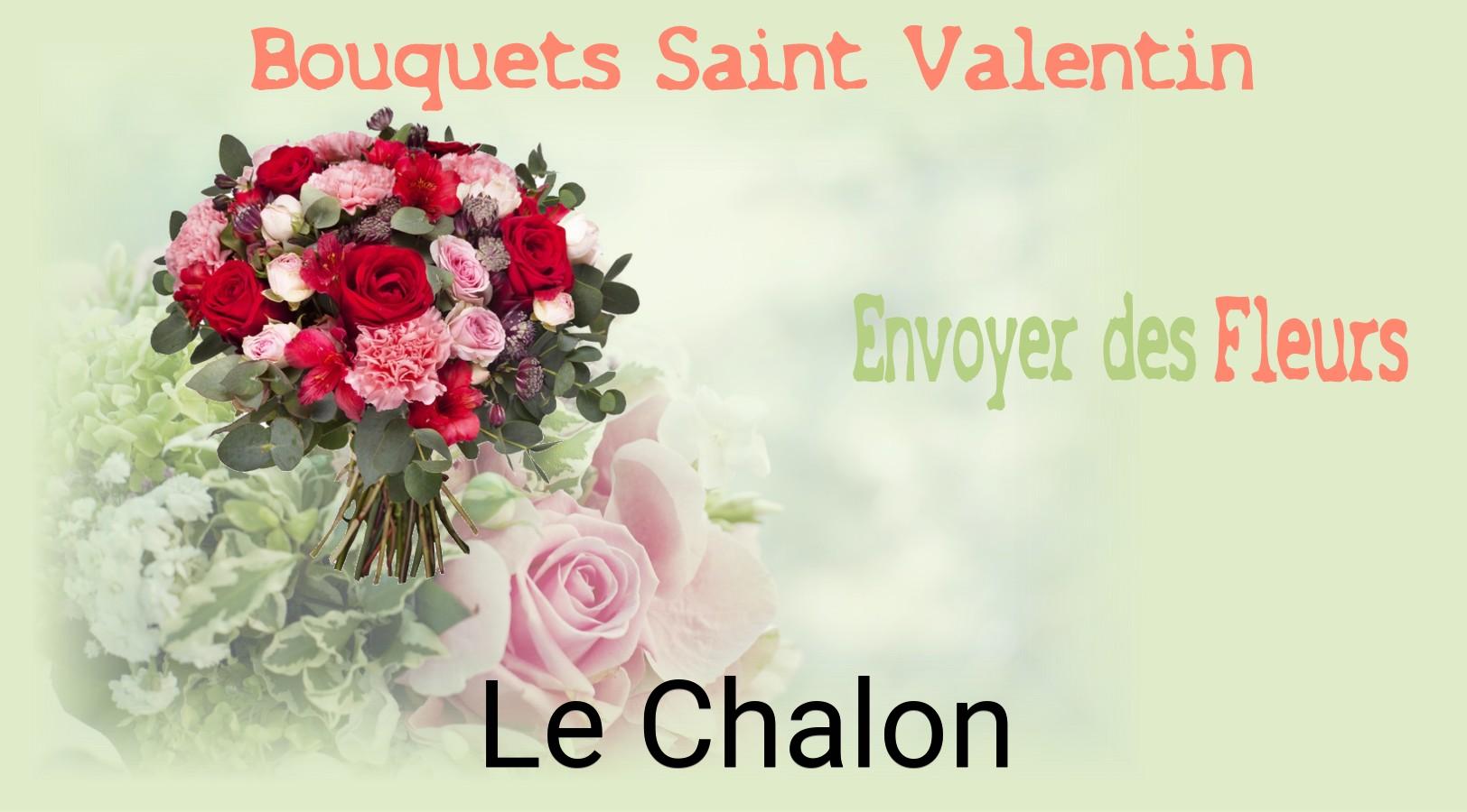 Roses de Saint-Valentin livrées à Le Chalon